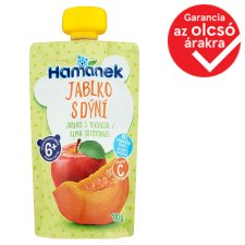 Hamánek alma sütőtökkel 100% gyümölcs-zöldségpüré 6 hónapos kortól 100 g