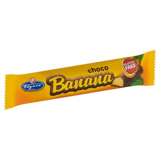 Figaro gluténmentes étcsokoládéval bevont banános habos zselé szelet 20 g