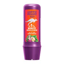 Aussie SOS 1 Minute Miracle Repair Rescue Mask 250ml to Deeply Nourish Dry, Damaged Hair