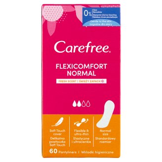 Carefree FlexiComfort tisztasági betét friss illattal 60 db