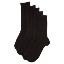 F&F Men's Socks 5 Pack Black, 39-43 - Tesco Online, Tesco From Home ...