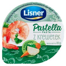 Lisner Pastella Shrimp Sandwich Cream with Boiled Vegetables 80 g