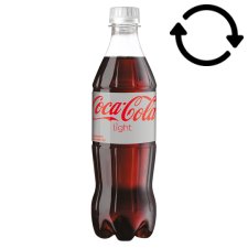 Coca-Cola Light Cola Flavoured Energy-Free Carbonated Soft Drink with Sweeteners 500 ml