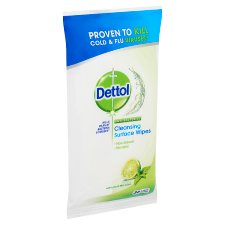 Dettol Lime & Mint Anti-Bacterial Cleansing Surface Wipes 36 pcs