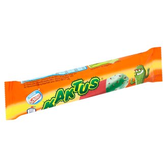 Nestlé Kaktus citromízű vizes jégkrém és epres gyümölcsjégkrém zöld bevonóval 45 ml