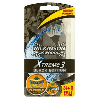 Wilkinson Sword Xtreme3 Black Edition eldobható borotva 4 db