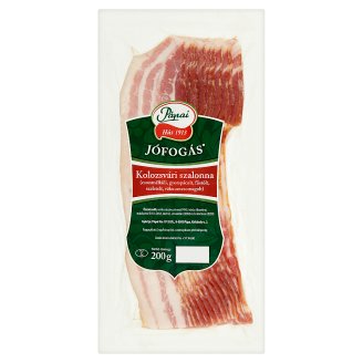 Pápai Jófogás szeletelt kolozsvári szalonna 200 g
