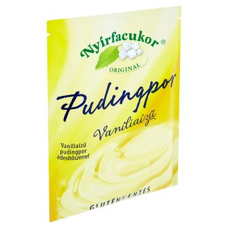 Nyírfacukor Original gluténmentes vaníliaízű pudingpor édesítőszerrel 80 g