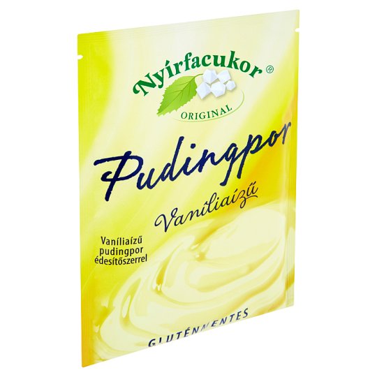 Nyírfacukor Original gluténmentes vaníliaízű pudingpor édesítőszerrel 80 g