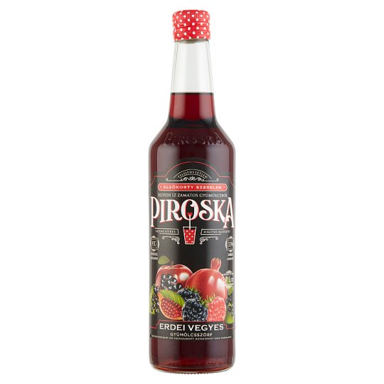 Piroska erdei vegyes gyümölcsszörp 0,7 l