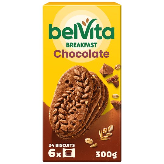 Belvita Original Crispy Cocoa Biscuits with Cereals and Chocolate