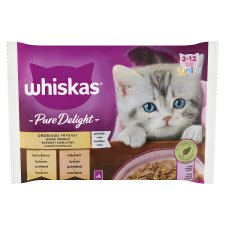 Whiskas Junior Pure Delight Complete Wet Food for Kittens 4 x 85 g (340 g)