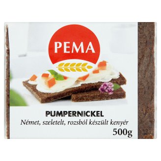 Pema német, szeletelt, rozsból készült kenyér 500 g