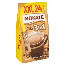 Mokate 3in1 Latte Instant Coffee Drink in Powder 24 pcs 360 g