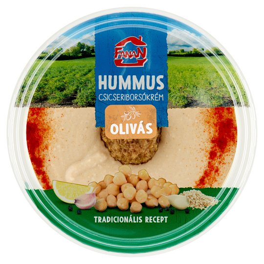 Fanan Hummus olívás csicseriborsó krém 250 g