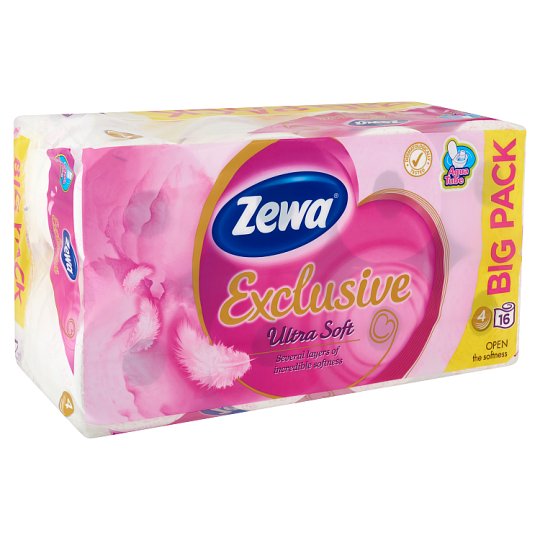 Zewa Exclusive Ultra Soft toalettpapír 4 rétegű 16 tekercs