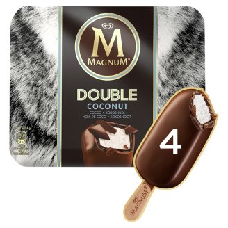 Magnum Double Coconut kókuszos jégkrém kakaós bevonóval 4 db 352 ml