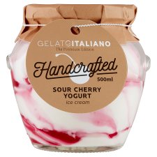 Gelato Italiano joghurt jégkrém, meggy öntettel 500 ml