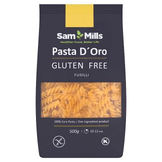 Sam Mills Pasta d'oro Spirál gluténmentes tészta kukoricából 500 g