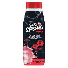 Stay Strong Pro UHT Lactose-Free Collagen Protein Drink with Strawberry Flavour 0,5 l 