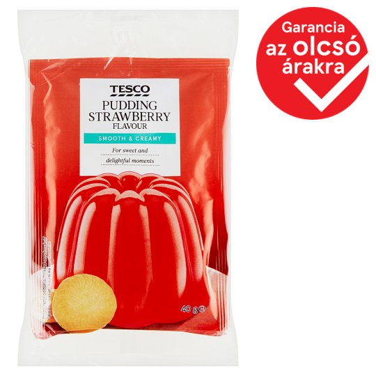 Tesco eperízű pudingpor 3 x 40 g