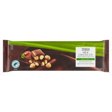 Tesco Milk Chocolate with Whole Hazelnuts 300 g