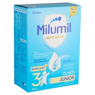 Milumil Junior 1 vanília ízű gyerekital 12 hó+ 600 g