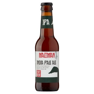 Maltman India Pale Ale szűretlen IPA típusú minőségi világos sör 6% 0,25 l