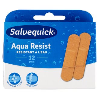 Salvequick Aqua Resist víz és szennyeződésálló ragtapasz 12 db