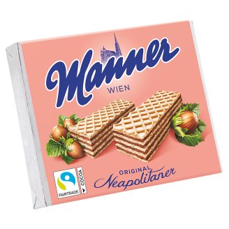 Manner mogyorókrémmel töltött ropogós ostyaszeletek 75 g