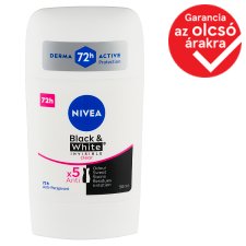 NIVEA Black & White Invisible Clear izzadásgátló 50 ml