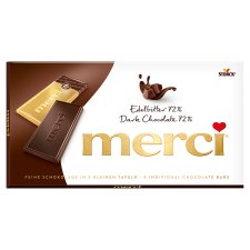 Merci Dark Chocolate Bar 72% 100 g