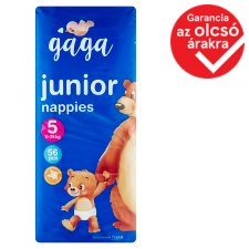 Gaga 5 Junior 11-25 kg pelenka 56 db