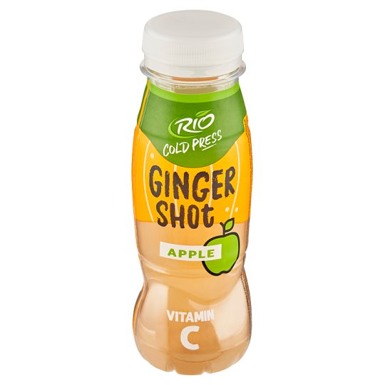 RIO Ginger Shot Cold Pressed Apple Juice with Ginger and Vitamin C 180 ml Tesco Online, Tesco