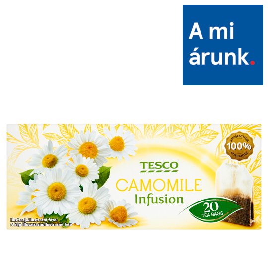 Tesco Camomile Infusion filteres kamilla tea 20 filter 30 g
