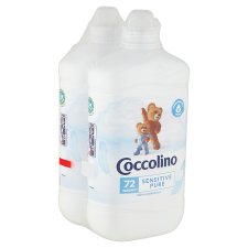 Coccolino Sensitive Pure öblítőkoncentrátum Duopack 2 x 1800 ml