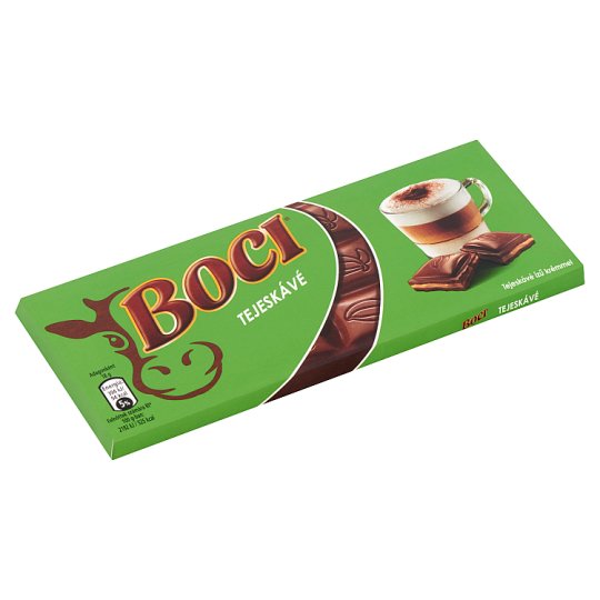 Boci tejeskávé ízű krémmel töltött tejcsokoládé 90 g