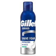 Gillette Series Revitalizáló Borotvahab Zöld Teával, 200ml