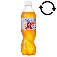 Fanta Zero Sugar Energy-Free Orange-Flavoured Carbonated Soft Drink with Sweeteners 500 ml