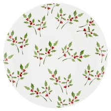 F&F Home Xmas Cherry Dinner Plate