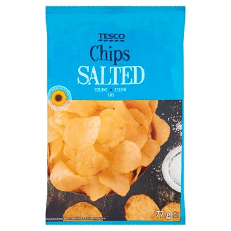 Tesco sós burgonyachips 77 g