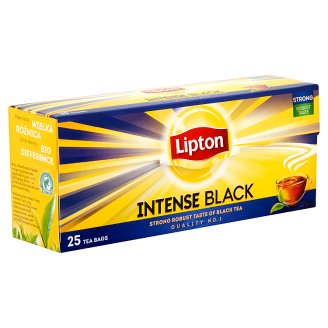 Lipton Intense Black fekete tea 25 filter