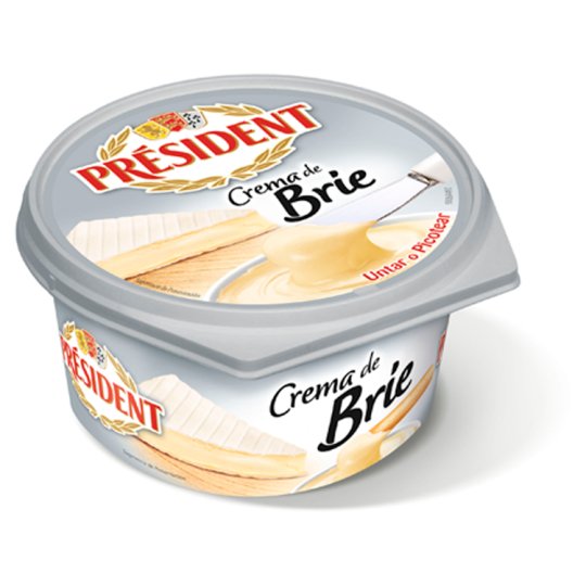 Président Creme de Brie Spread Cream Cheese 125 g Tesco Online, Tesco