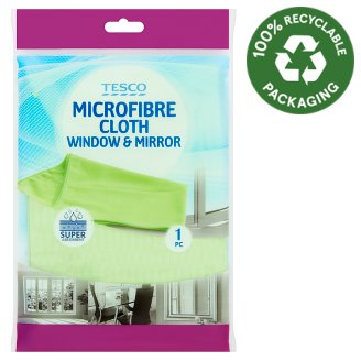 Tesco mikroszálas kendő ablak és üvegfelületekhez