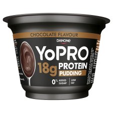 Danone YoPro Chocolate and Hazelnut Milk Dessert with High Protein Content and Sweeteners 180 g