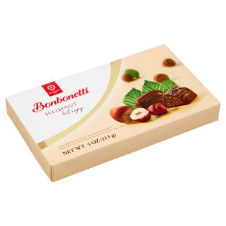 Bonbonetti crispys mogyorókrémmel töltött tejcsokoládés praliné 113 g