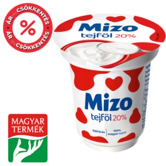 Mizo tejföl 20% 150 g