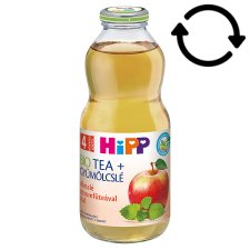 HiPP Bio Tea + Gyümölcslé almalé ital citromfűteával 4 hónapos kortól 0,5 l