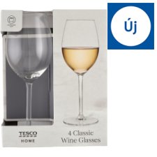 Tesco Home Classic Wine Glasses 4 pcs