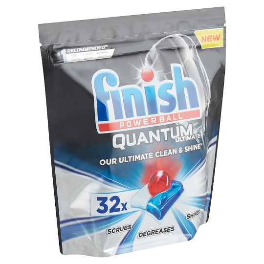 Finish Quantum Ultimate Sparkle Dishwasher Capsules 32 pcs Tesco